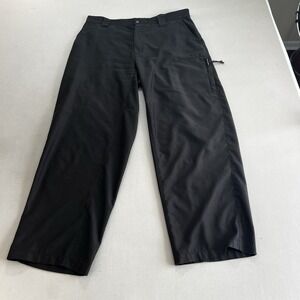 Columbia Black Hiking Outdoor Pants size 34(W35) Multiple Zippered Pockets